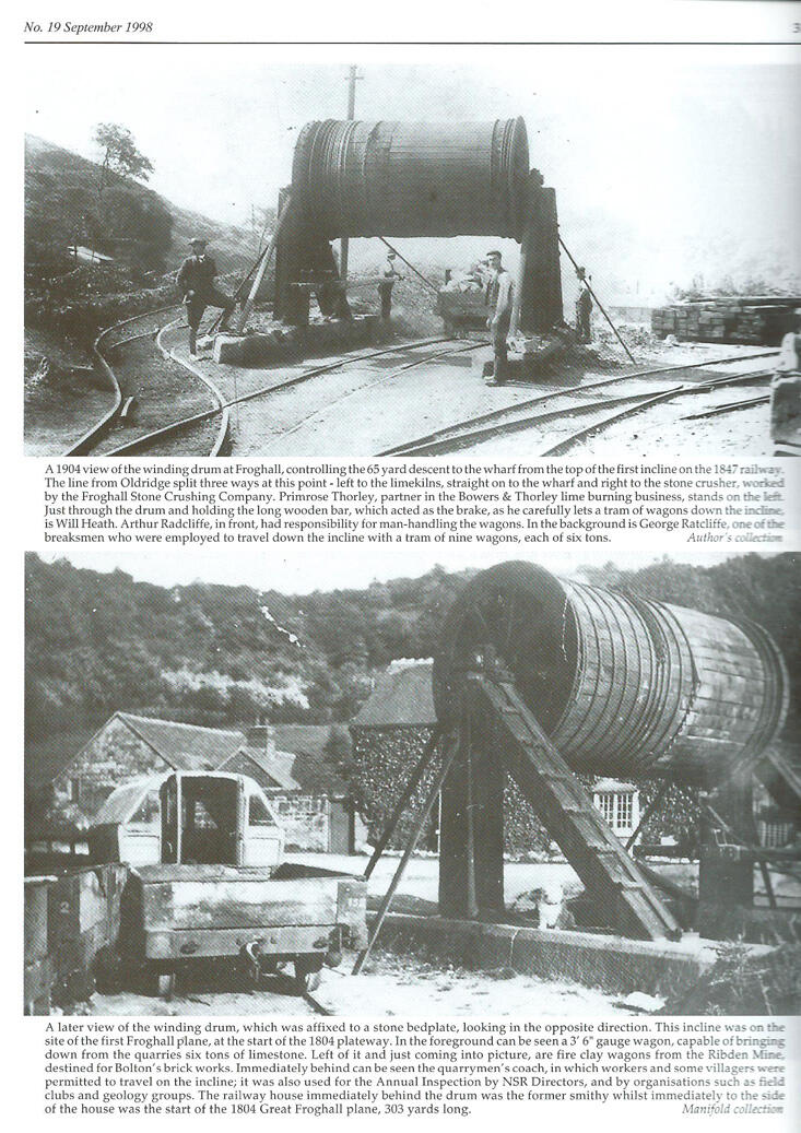 Froghall Winding Drum at Wharf Upper level